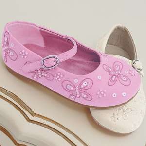 Satin Embroidered Shoes