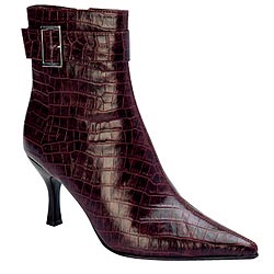 Womens Buckle Ankle Boots
