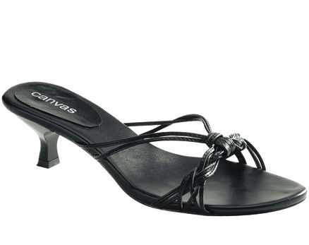 Goddess Kitten Heel Mules